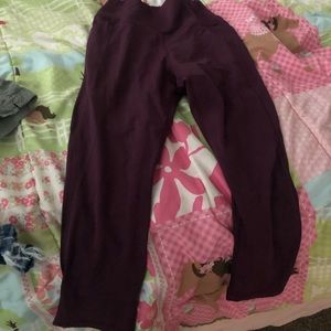 Senita leggings burgundy size medium